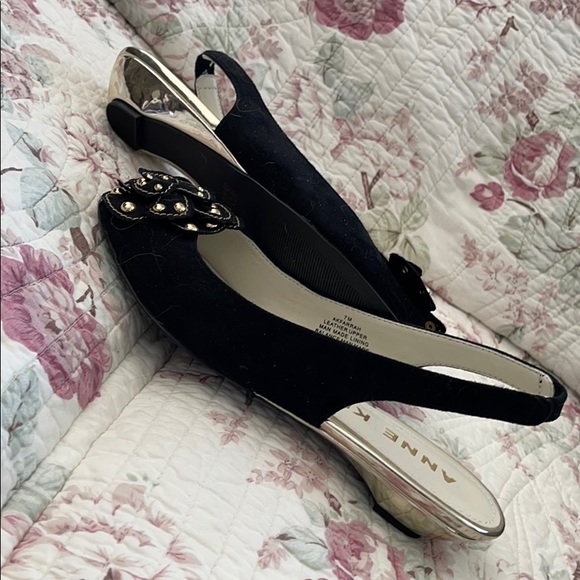 Anne Klein Slingback Open Toe Pumps - Picture 2 of 11